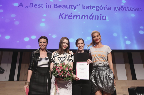 Digital Divas - Best in Beauty kategória nyertese: KRÉMMÁNIA (kép: cosmopolitan.hu)