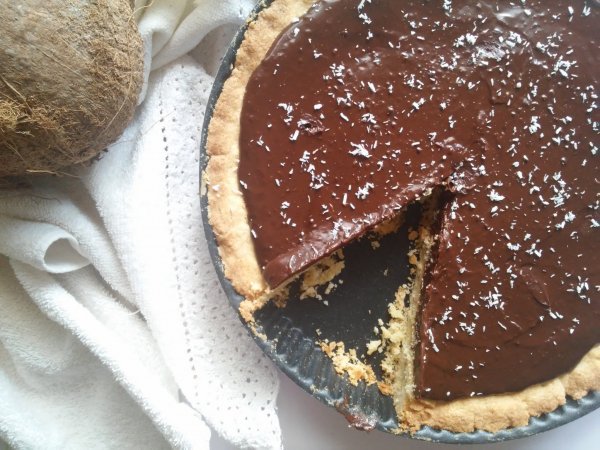 Kókuszos csokis pite
