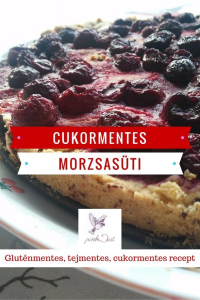 Csokis-meggyes morzsasüti eritrittel | Gluténmentes, tejmentes, cukormentes recept | Pink Dust blog